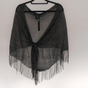 Black Sparkly Shrug/Formal Shawl New with Tags